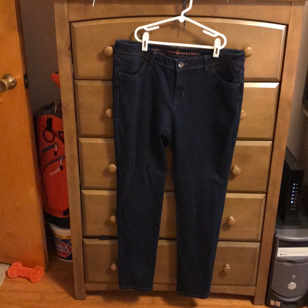 Dark Blue skinny Jeans. Size 12.